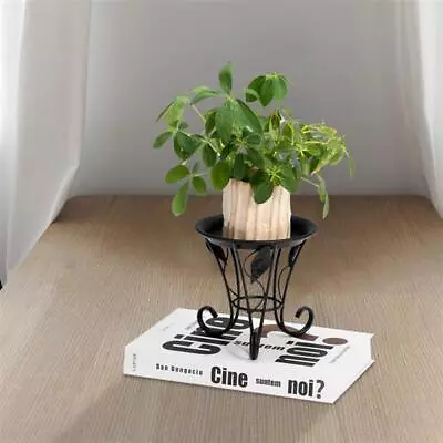 Plant Stand Indoor Outdoor Metal Flower Pot Holder Rack 5.1  Desktop Decorate • $13.20