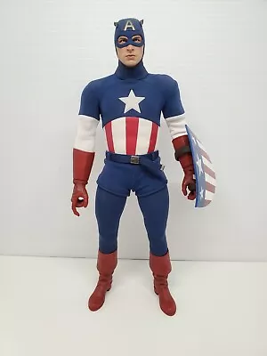 Hot Toys Star Spangled Man Captain America First Avenger Loose No Box • $137.75