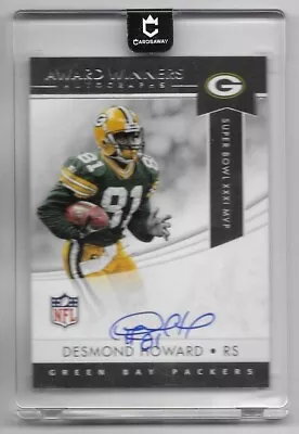 DESMOND HOWARD 2017 PANINI TROPHY AWARD WINNERS AUTOGRAPH SB MVP AUTO SP Packers • $85