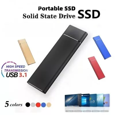 External 1TB Ssd High-Speed Solid State Drive Type-C/USB • $22.99