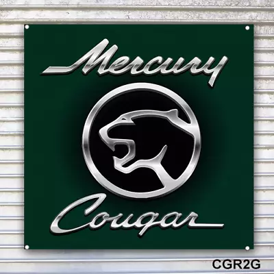 Mercury Cougar Banner Sign Wall Art • $42.95