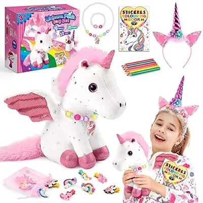 £16.13 • Buy EUCOCO Unicorn Gifts For Girls Age 3-8, Unicorn Soft Toys For 3 4 5 Year Old Set