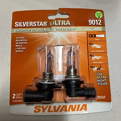 Sylvania 9012 SilverStar Ultra High Performance Halogen Headlight 2-Bulb OPENBOX • $21.99