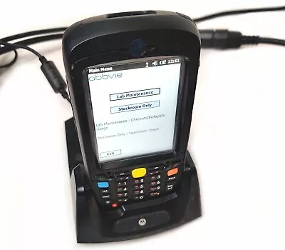 Motorola Zebra MC55A0-P30SWRQA9WR Mobile Computer WiFi Barcode Scanner & Dock • $42