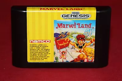 Marvel Land (Sega Genesis 1991) Authentic Game Cartridge. • $49