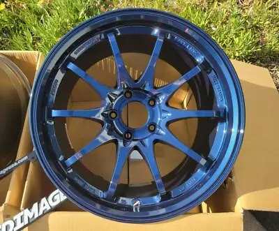 $3716 • Buy 4x Rays Volk Racing Ce28sl 18x9.5 +38 5x114.3 Mag Blue Set Of 4 Wheels Fk8 Ctr