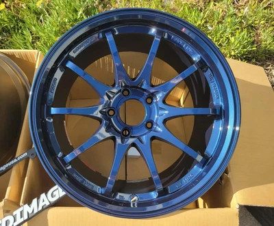 $3716 • Buy 4x Rays Volk Racing Ce28sl 18x9.5 +38 5x114.3 Mag Blue Set Of 4 Wheels Fk8 Ctr