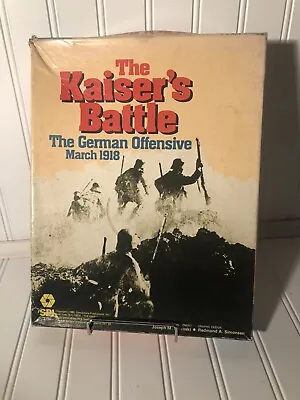 $13.49 • Buy Strategy & Tactics 83 The Kaiser’s Battle SPI Board Game 1980