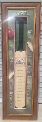 Cricket Masters Of 1900s Australia Signed Bat Framed Limited Edition Of 1000 • $999.99