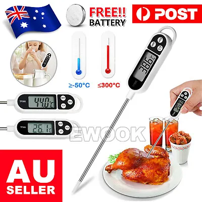 $4.80 • Buy NEW Digital COOKING FOOD MEAT Stab PROBE THERMOMETER KITCHEN MEAT TEMPERATURE AU