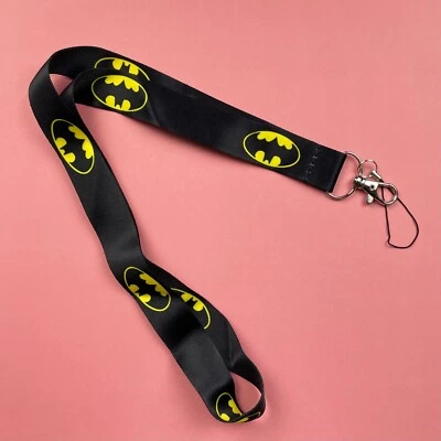 $4.99 • Buy Batman Lanyard Black-yellow New Classic Design Key Chain