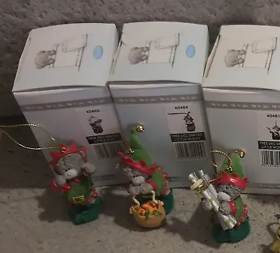 £30 • Buy Me To You Christmas Tree Decoration Elfs Figurines With Boxes Bundle Of 3