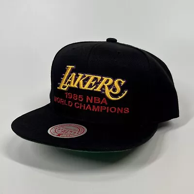 Los Angeles Lakers NBA World Champs Mitchell & Ness Snapback Hat • $25