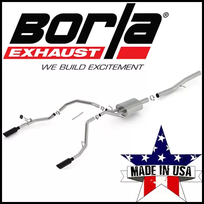 $1366.19 • Buy Borla S-Type Cat-Back Exhaust System Fits 2014-2018 Sierra Silverado 1500 6.2L