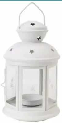$21.99 • Buy (1) IKEA ROTERA Lantern For Tealight White WHITE HANGING  LANTERN CANDLE DECOR  