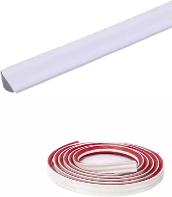 PVC Quadrant TrimFlexible Laminate Beading Self Adhesive Plastic Wall Corner E • £7.83