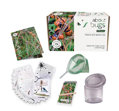 £11.95 • Buy ABOUT BUGS KIT Insects Minibeasts Nature Outdoor Resource  Id Cards Viewer NEW