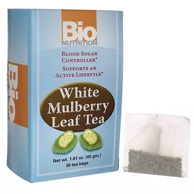 Bio Nutrition White Mulberry Leaf Tea 30 Bag(S) • $15.20