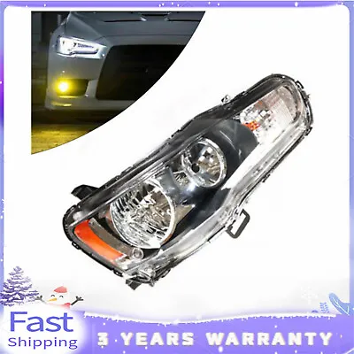 Right Halogen Headlight Passenger Side Headlamp For Mitsubishi Lancer 2008-2017 • $82.65