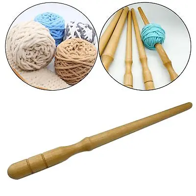 Multi Function Wooden Yarn Winder DIY Durable Crochet Tool Wood Knitting Crochet • £10.30