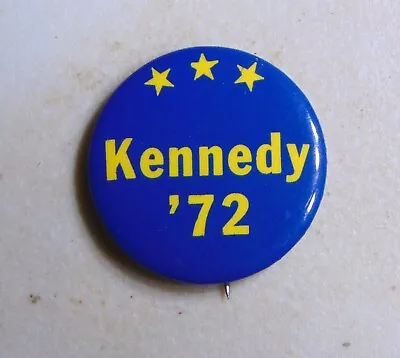 Ted Kennedy 1972 Campaign Pin Button Political • $0.99