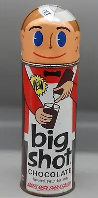 $187 • Buy 1963 Original Vintage Pet Milk Co BIG SHOT CHOCOLATE Syrup CAN Tin ADVERTISING !