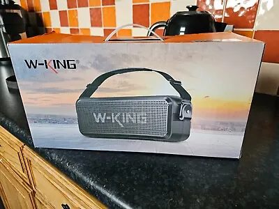 W-King D7-1 Rare Retro Model Bluetooth Wireless Speaker 60W Real Rms Power • £120