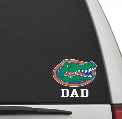 Florida Gators DAD W/ Gator Head #2 Vinyl Decal UF Sticker Car Truck Window • $3.95