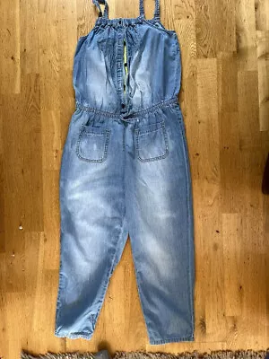 £3 • Buy Girls Denim Dungarees From Next Age 12 Years￼