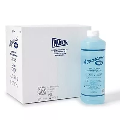 Ultrasound Gel Aquasonic 100 Transmission 1 Liter Squeeze Bottle Ea 01-34 (1) • $21.57