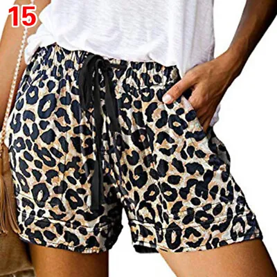 £10.55 • Buy Plus Size Women's Summer Elastic Waist Shorts Ladies Baggy Shorts Trousers Pants