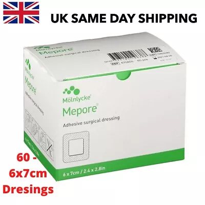 Mepore 6 X 7cm WOUND Dressings  + Tattoo Use • £2.95