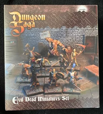 New Dungeon Saga: Evil Dead Miniatures Set D&D AoS Unpainted Tabletop Gaming • £15
