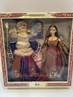 Ken & Barbie As Merlin & Morgan Le Fay 2000 Mattel Limited Edition BRAND NEW • $139