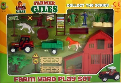 Farm Set Plastic Toy Play Set Animals Tractor Figures Childrens Gift 3+ New • £10.98