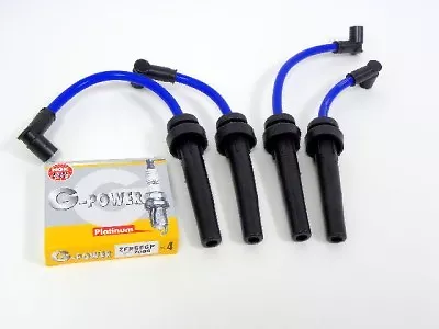 Eclipse Non Turbo Spark Wires Ngk Platinum Plugs Blue • $42.95