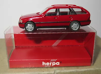 Micro Herpa Ho 1/87 Mercedes C-class C180t Red Garnet #022095 In Box • $11.71