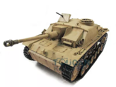 1/16 Mato RC Full Metal Stug III Tank KIT Ver Infrared Barrel Recoil Yellow 1226 • $477.76