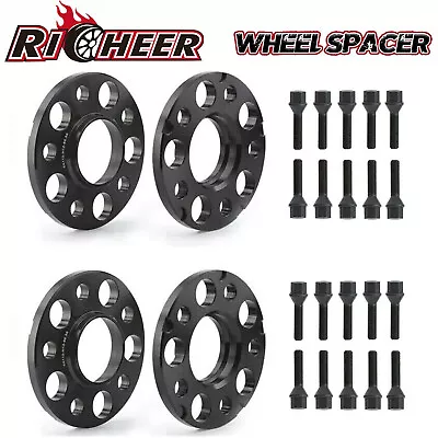 4PC 12mm&15mm 5X112 Wheel Spacers 14X1.25 For Mini Cooper BMW G32 I01 X3 X4 X5 • $66.99