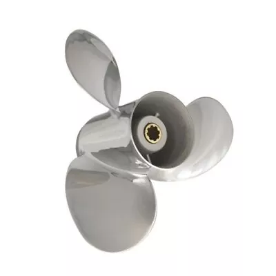 9 1/4 X10 OEM Stainless Steel Outboard Propeller Fit Mercury Engines 6-15HP 8spl • $135