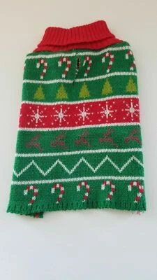 $8.99 • Buy NWOT Super Cute Christmas Dog Sweater- Size X Small/ Ships Free!