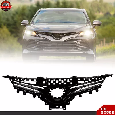 For 2018 2019 2020 Toyota Camry LE XLE Front Bumper Upper Grille 53101-06E30 • $46.48