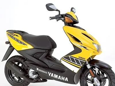 Yamaha Aerox MBK Nitro Yellow Block Factory DECOR DECAL KIT Sticker Trim • £76.89