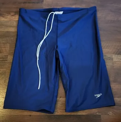 Men's Swimsuit SPEEDO Jammer Size 38 Blue • $24.99