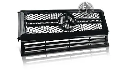 ✅MERCEDES G Class W463 Grille Grill G500 G55 1986-2017 AMG Black 55tech GLOSSY 1 • $224.25