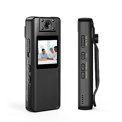 $43.60 • Buy BOBLOV A22 HD 1080P Mini Camera Video Recorder Body Camera Nigh With Memory Card