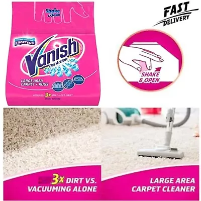 Vanish Oxi Action Gold Carpet & Rug Cleaner Moist Powder With 3x Benefits 650G • £8.79