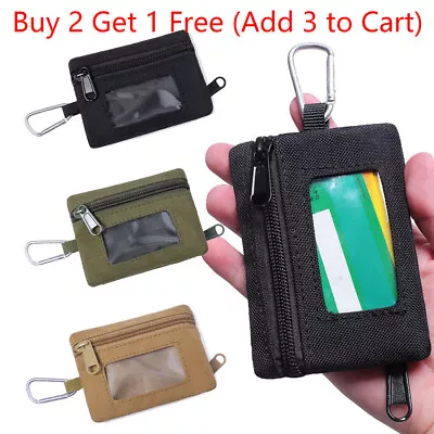 Tactical Wallet Mens ID Card Holder Military Credit Cards Organizer Pack Handbag • $6.98