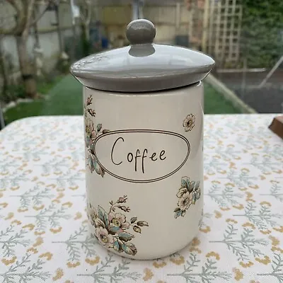 Creative Tops Katie Alice “Cottage Flower” Stoneware Coffee Jar/ Canister • £9