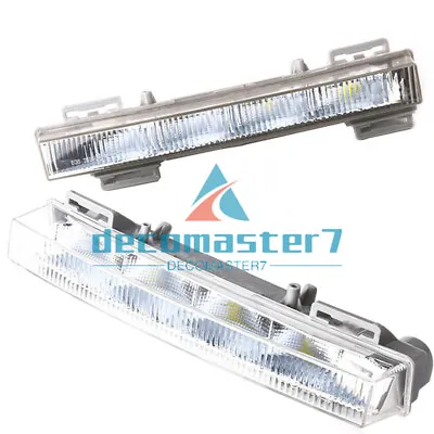 Pair L&R LED Daytime Running Lamp Fog Light For Mercedes 12-15 ML-Class GL • $42.16